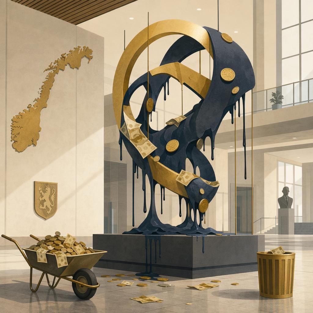Illustrasjon: Kunst i nytt regjeringskvartal for 89 millioner